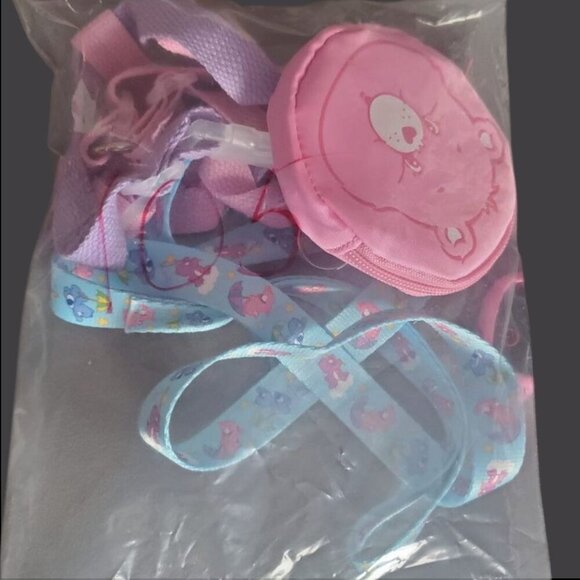 Care Bears Cartoon Bear Pet Chest Harness Printed Leash Set pink/blue One Size - Picture 4 of 7